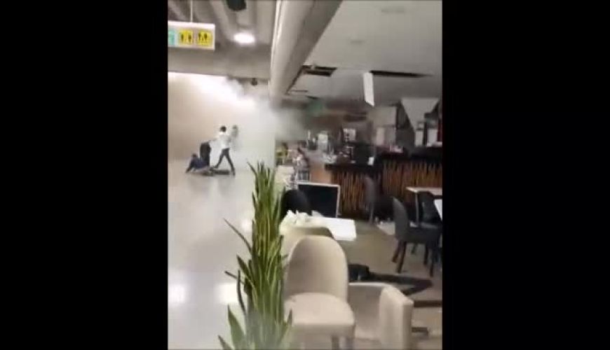 فرودگاه سیمون بولیوار ونزوئلا هنگام وقوع زلزله شدید