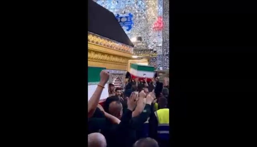 سنگ تمام مردم نجف‌اشرف برای رهبر شهید