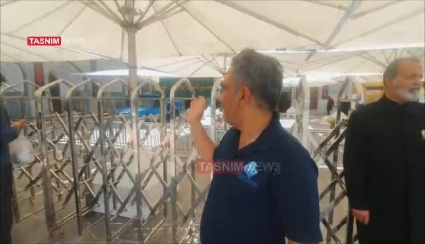 آخرین وضعیت از روند آماده‌سازی مزار رهبر شهید در رواق دارالذکر